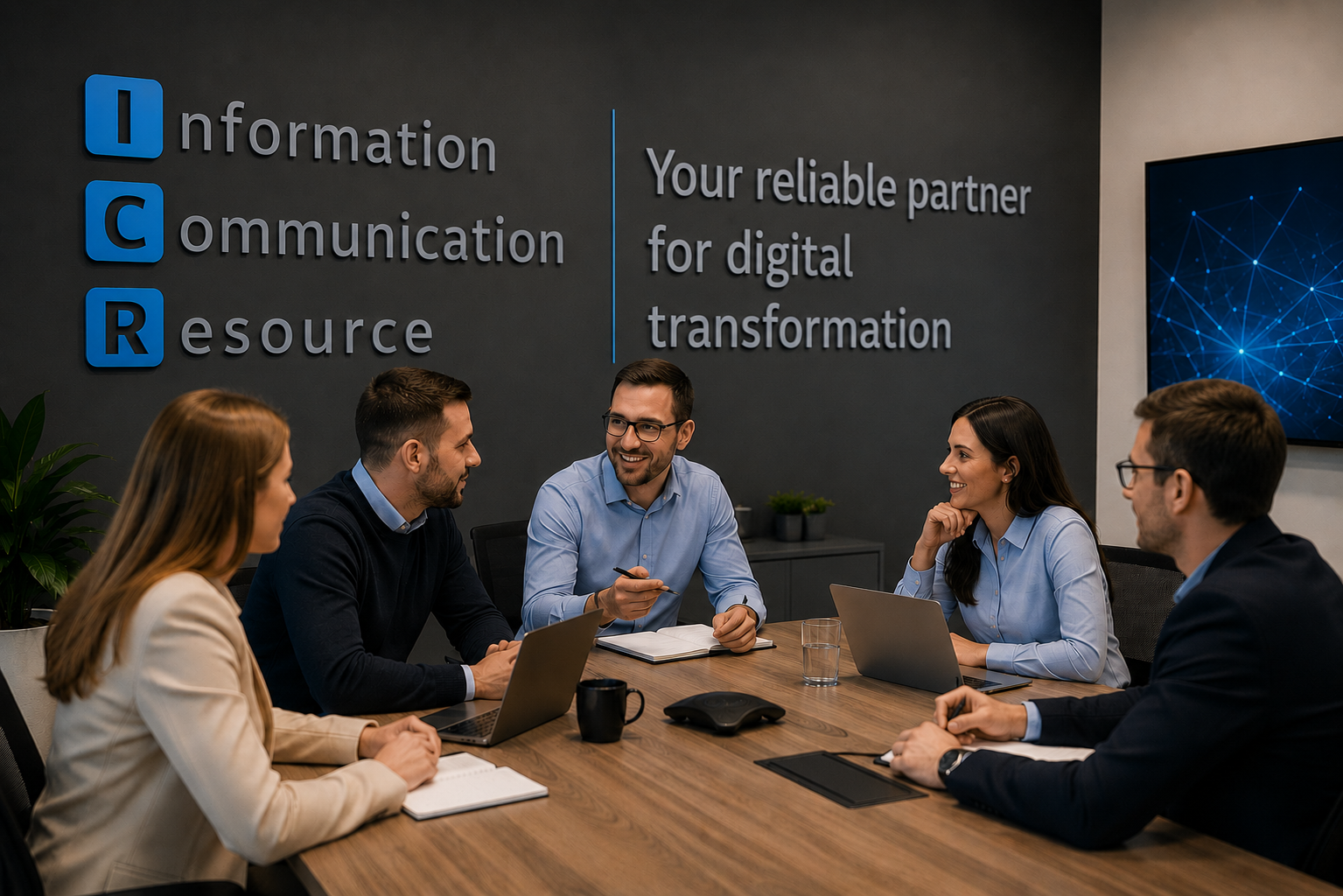 IC&R team discussing a business solution