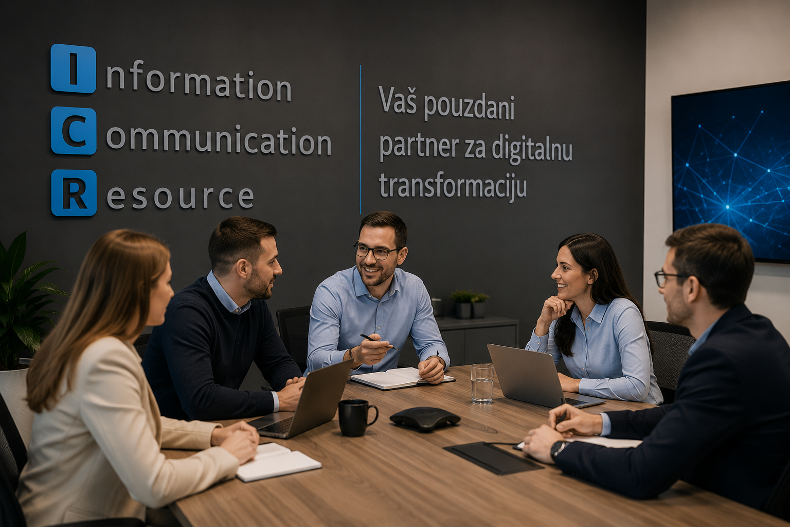 IC&R tim razgovara o poslovnom rješenju